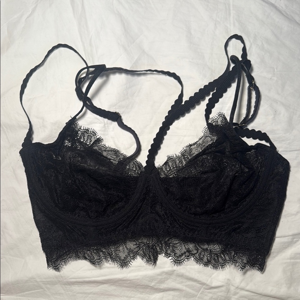 H&M Black Lace Bralette (NWOT)